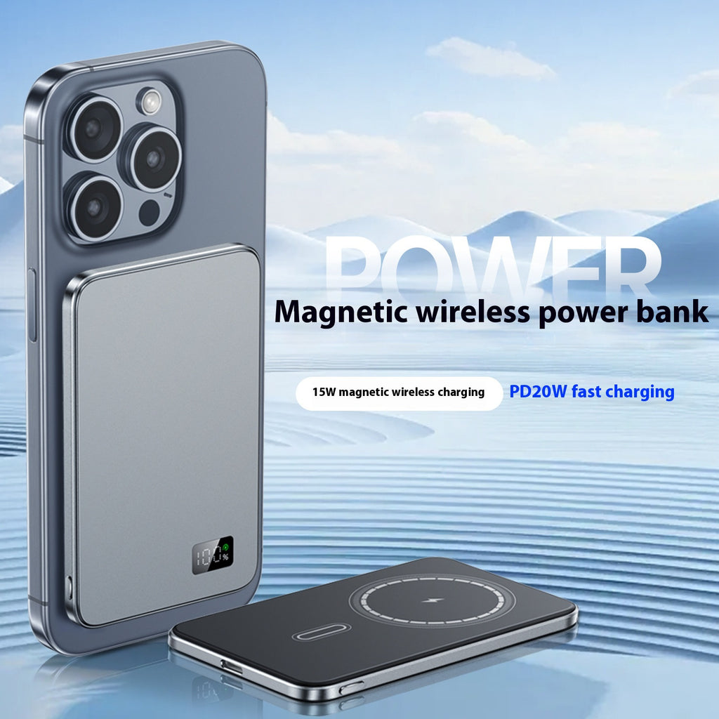 Banque de puissance sans fil à charge rapide magnétique