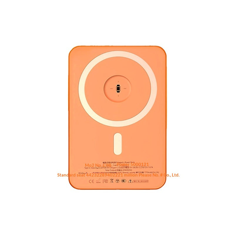 Batterie externe Charge magnétique Banque de puissance ultra mince Compact portable et haute capacité
