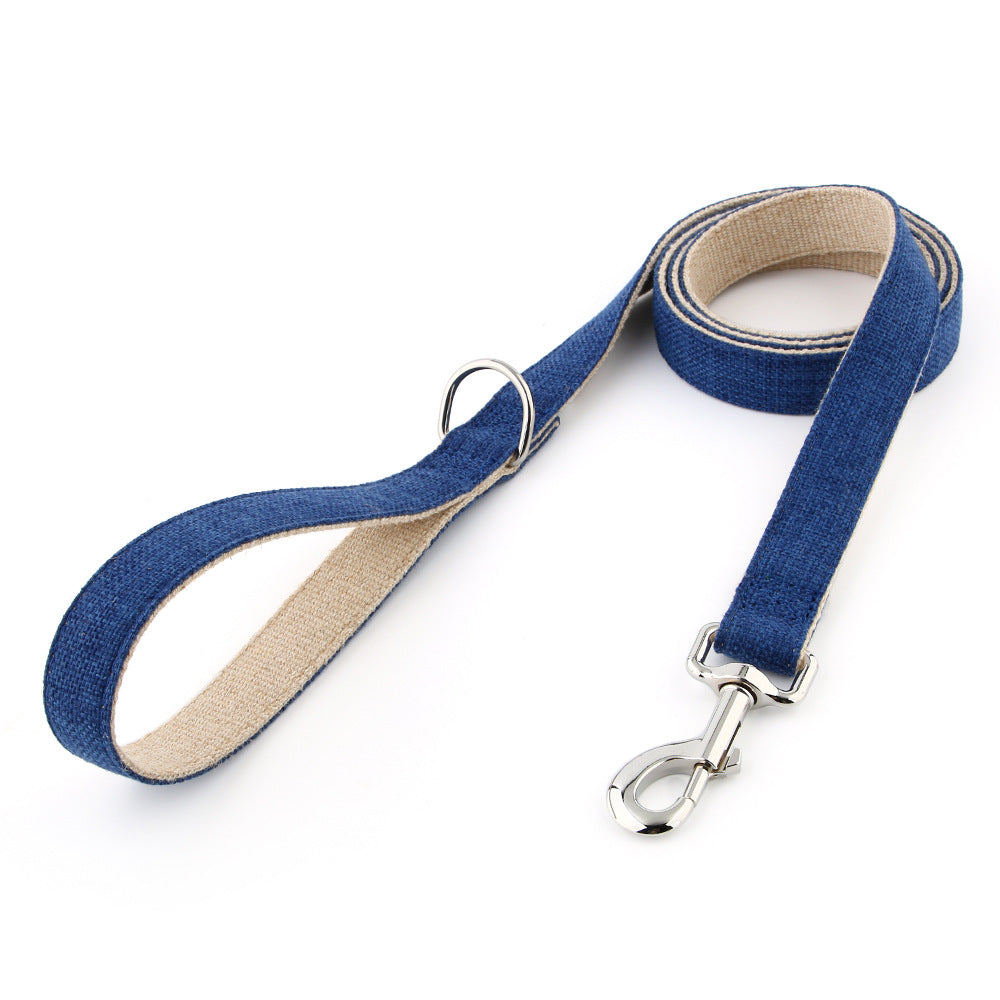 Feuille de chien coton et lin pour la marche extérieure