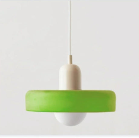 Simple Chandelier Creative Cream Style salon lampe en verre moderne