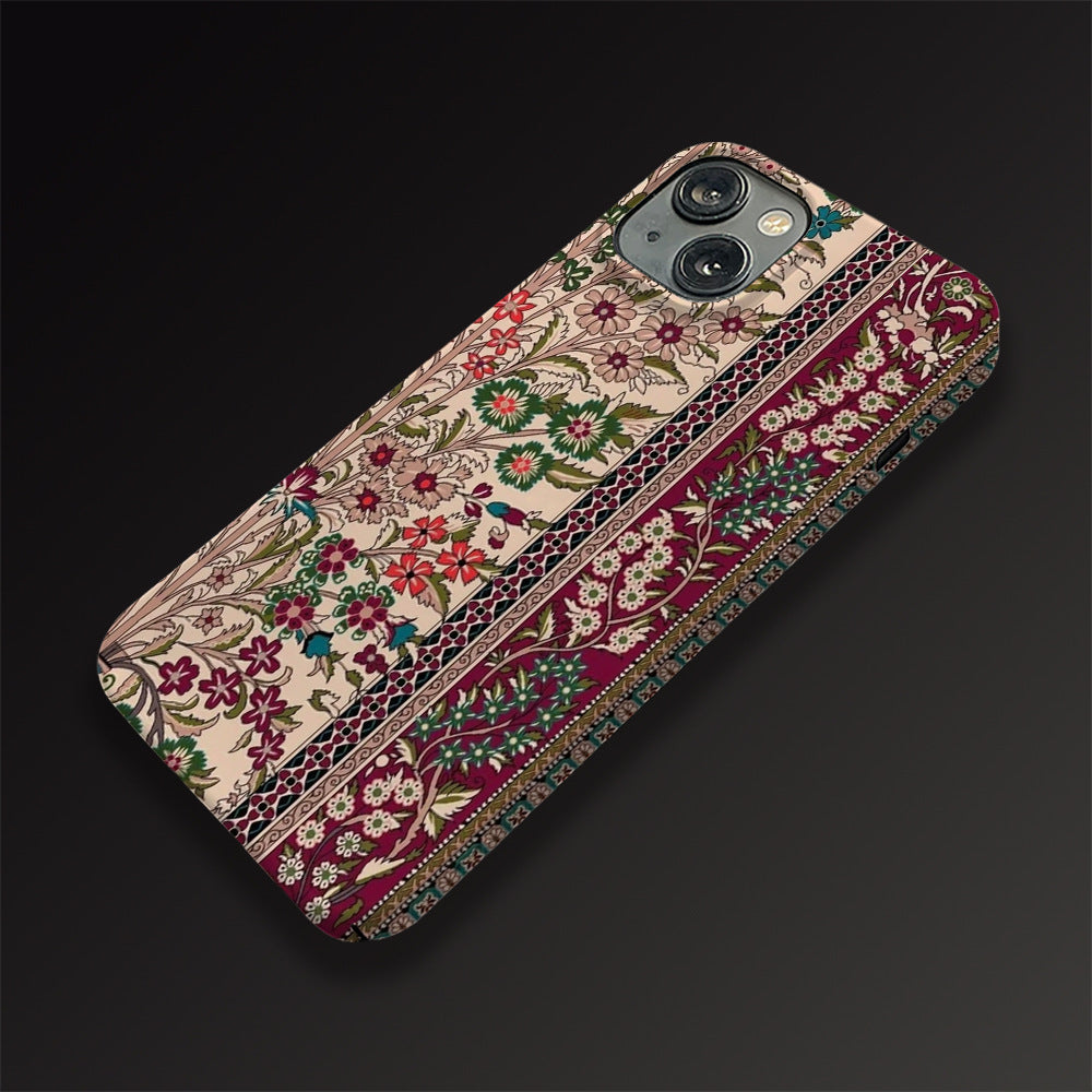 Cas avancé de téléphone plat de motif