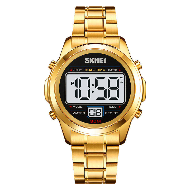 Montres Homme Multifonctionnelle Imperméable Électronique Lumineuse