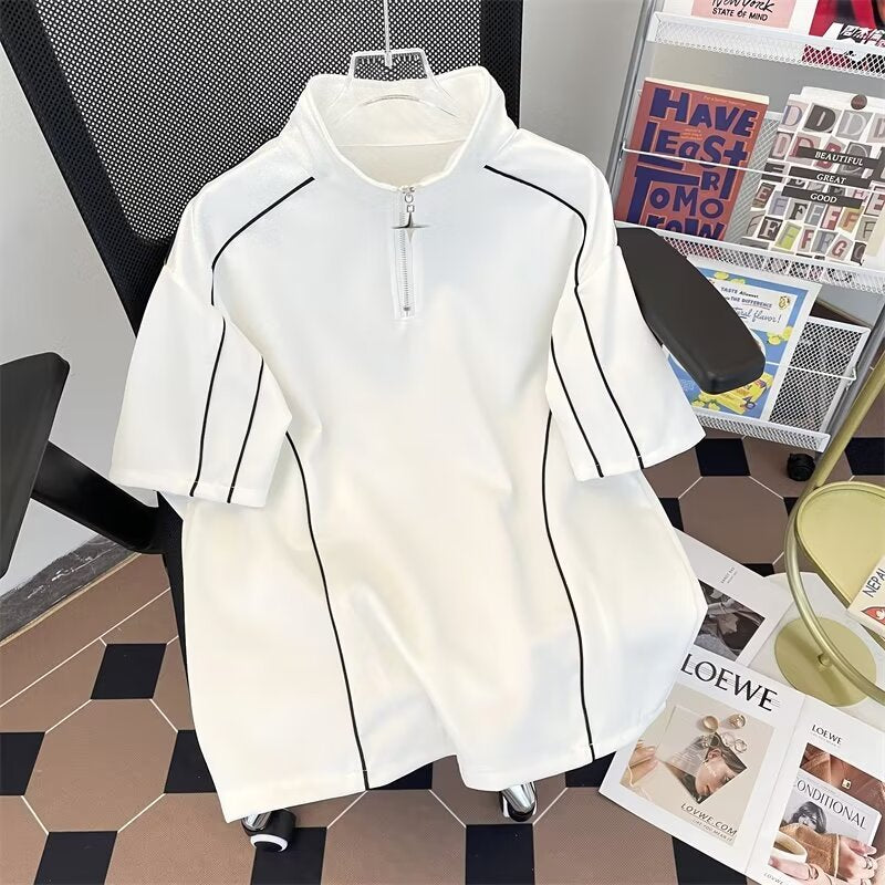 Ensemble de vêtements de sport décontractés demi-zip pour hommes