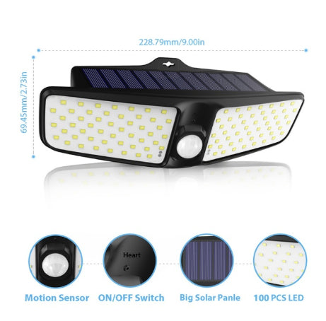 Décoration de lumière solaire extérieure Smart Waterproof