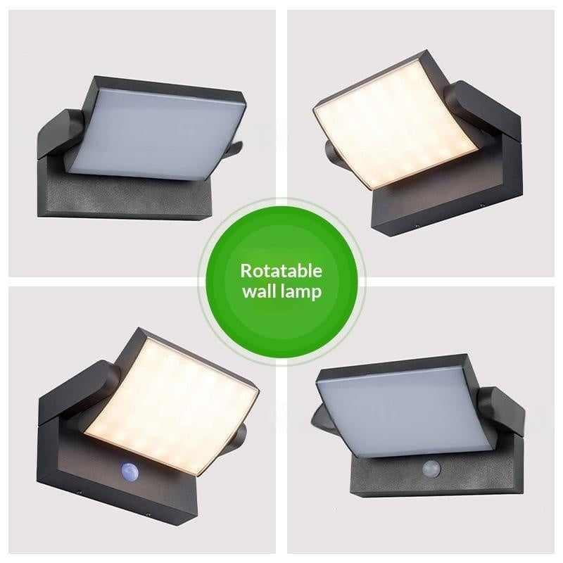 LED Outdoor Motion-Sensor Imperméable Lumière murale Balcon