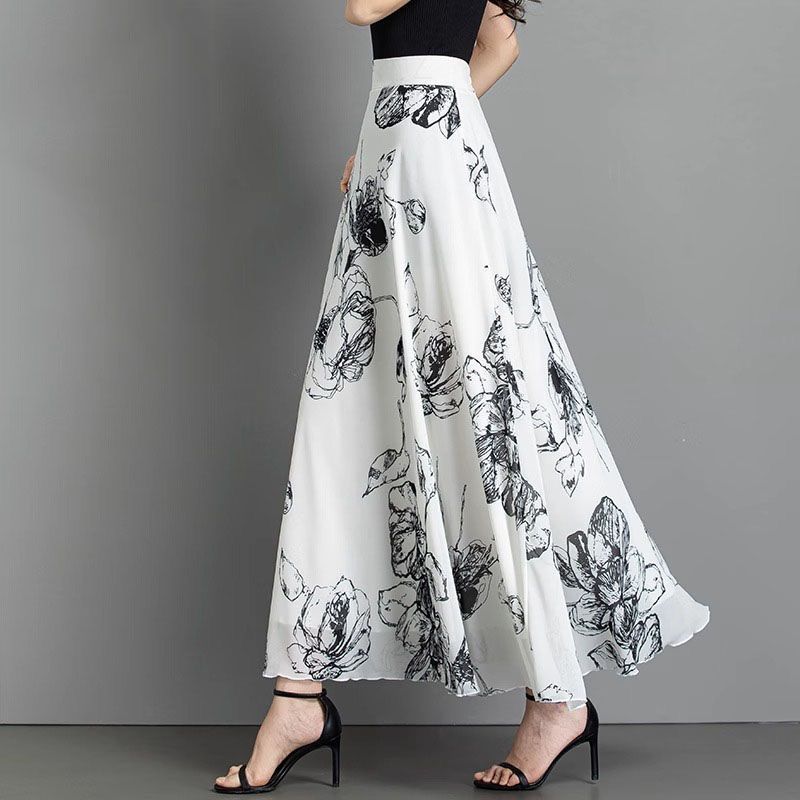 Chic Polka-dot Plus-taille Slimming Figure-flattering