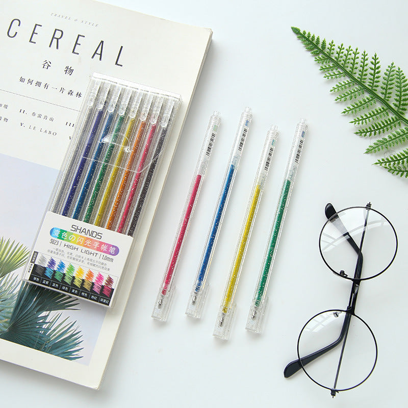 Stylo de compte à main à changement de couleur