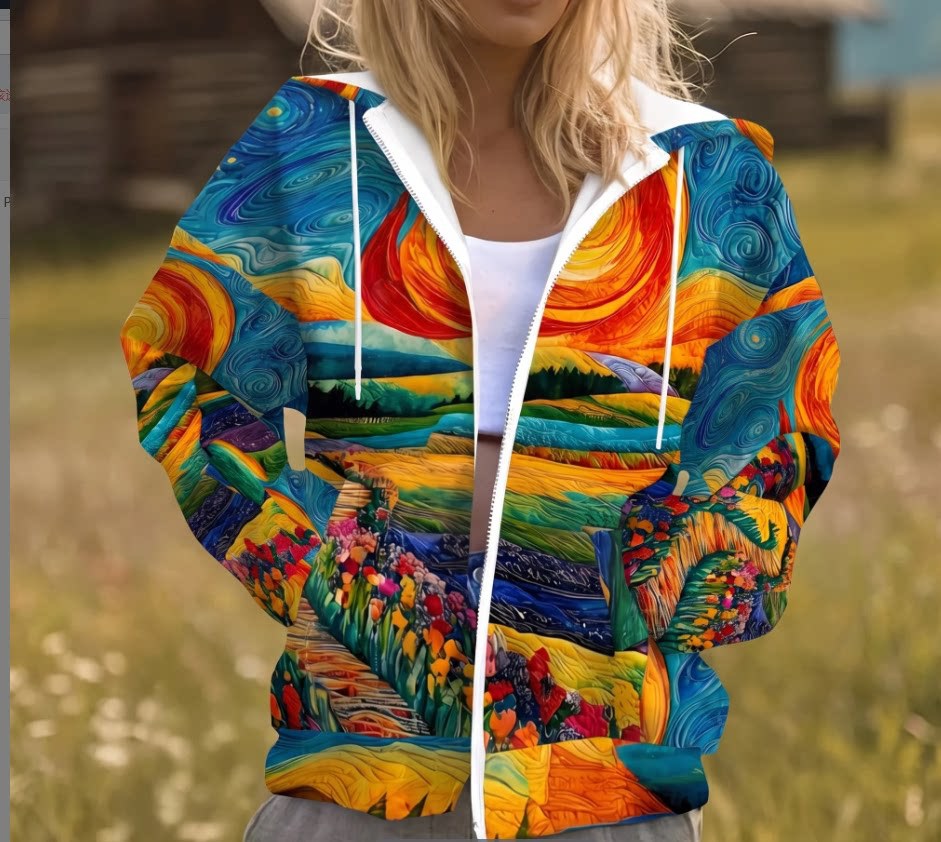 Hoodie à capuche casual longue manches pour femmes