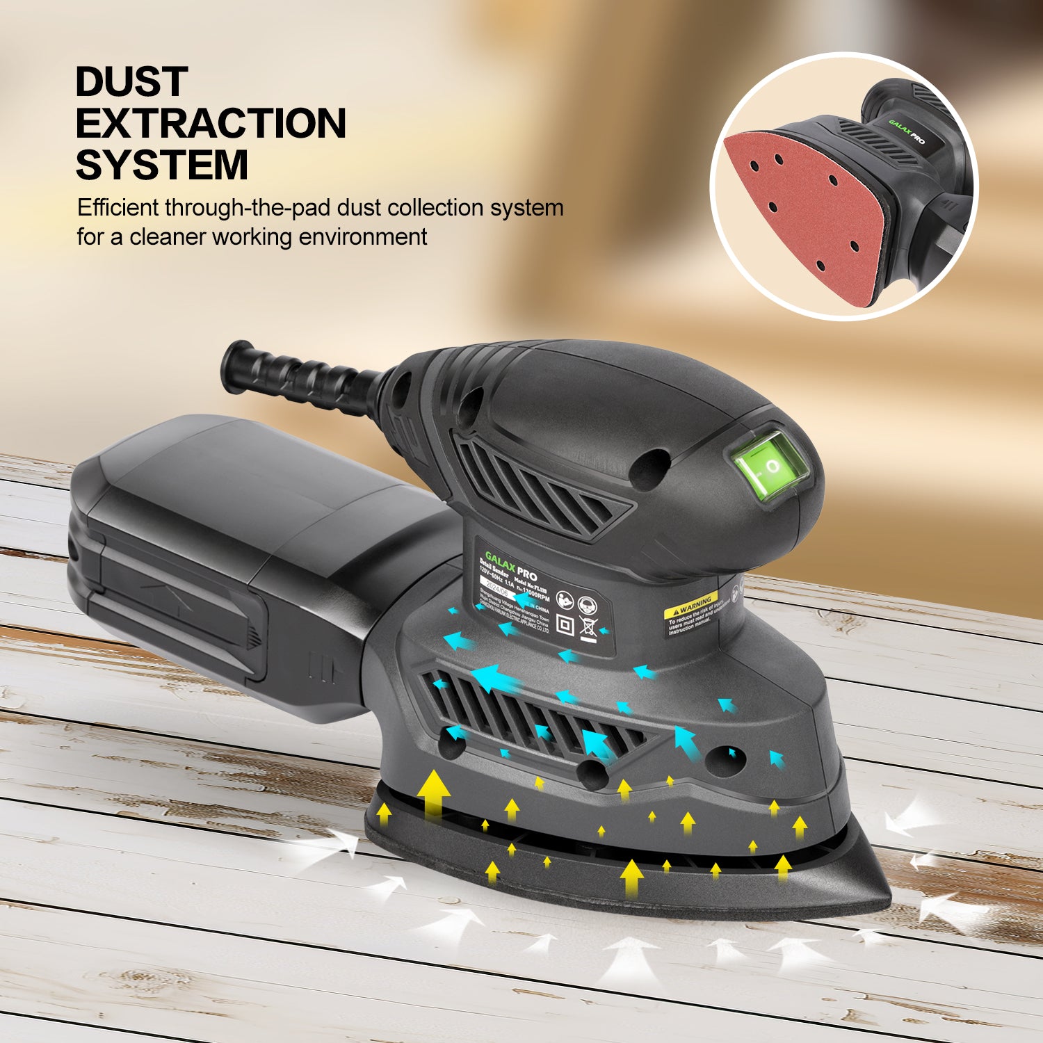 Sander de détail 130W