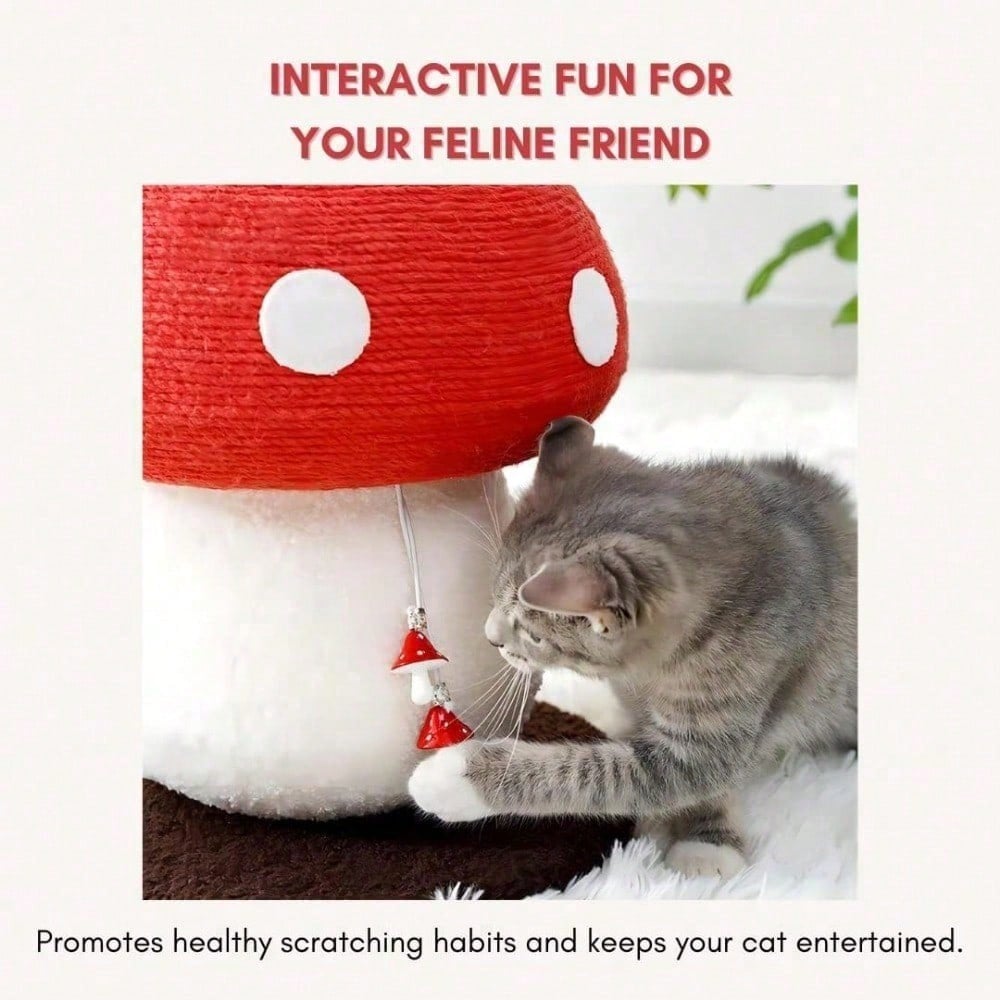 Mushroom Cat Scratching Post Design unique