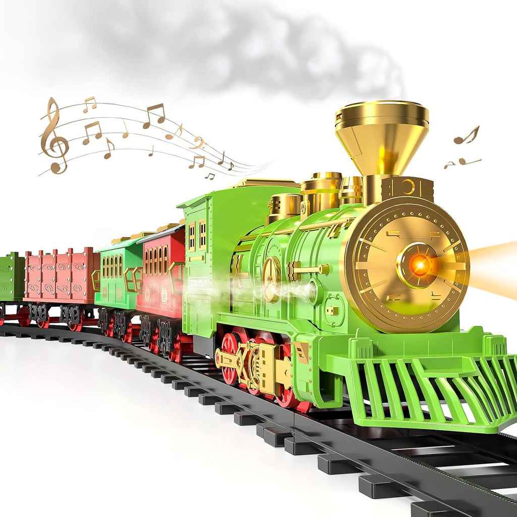 Classique Train Track Électrique Lamplight Musique Track Train Jeu