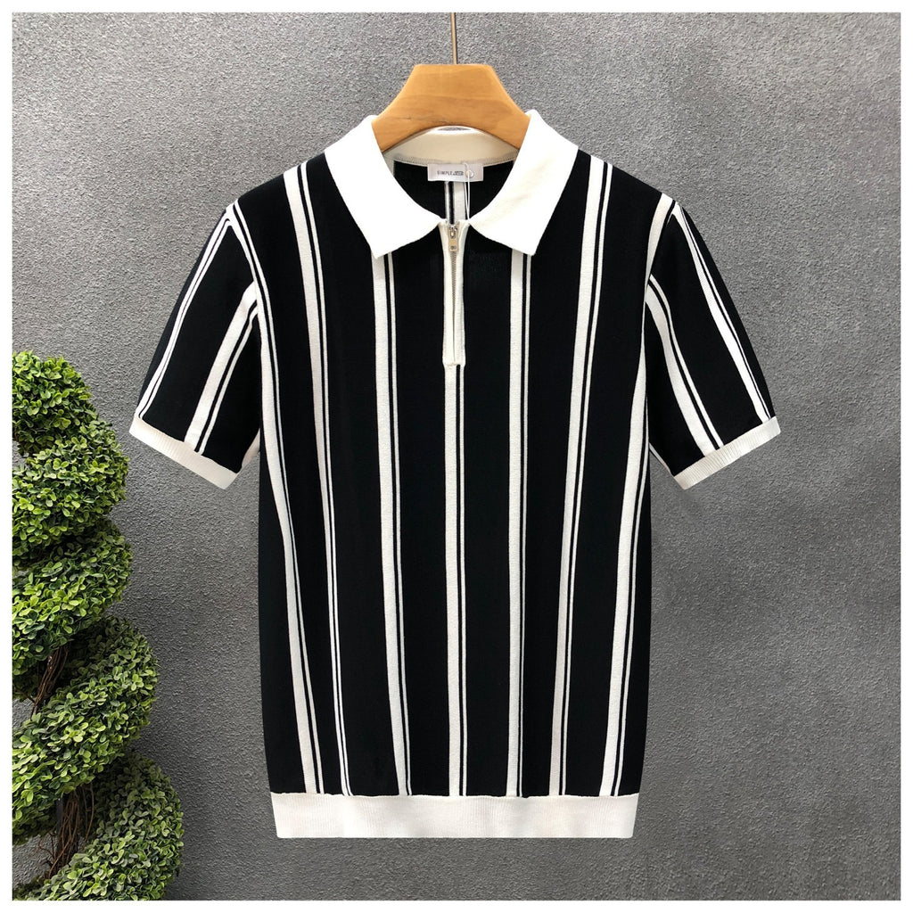 Polo à manches courtes à manches courtes pour hommes