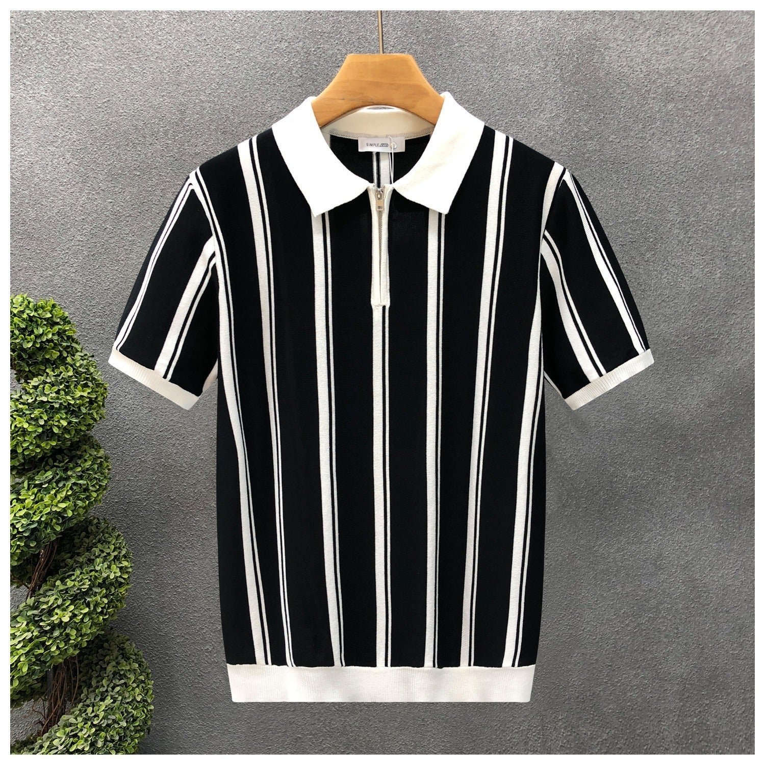 Polo à manches courtes à manches courtes pour hommes