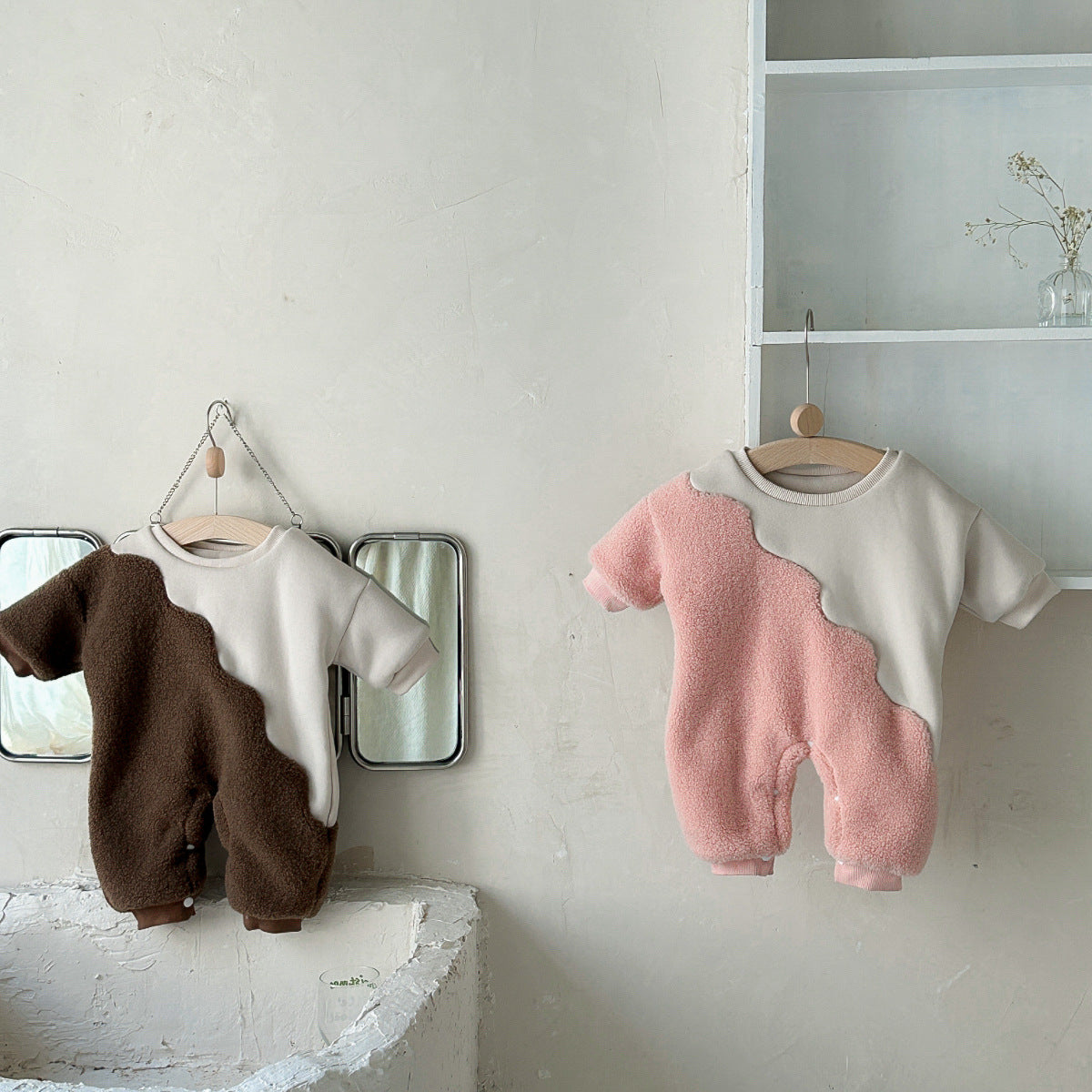 Bodysuit bébé avec doublure en polaire
