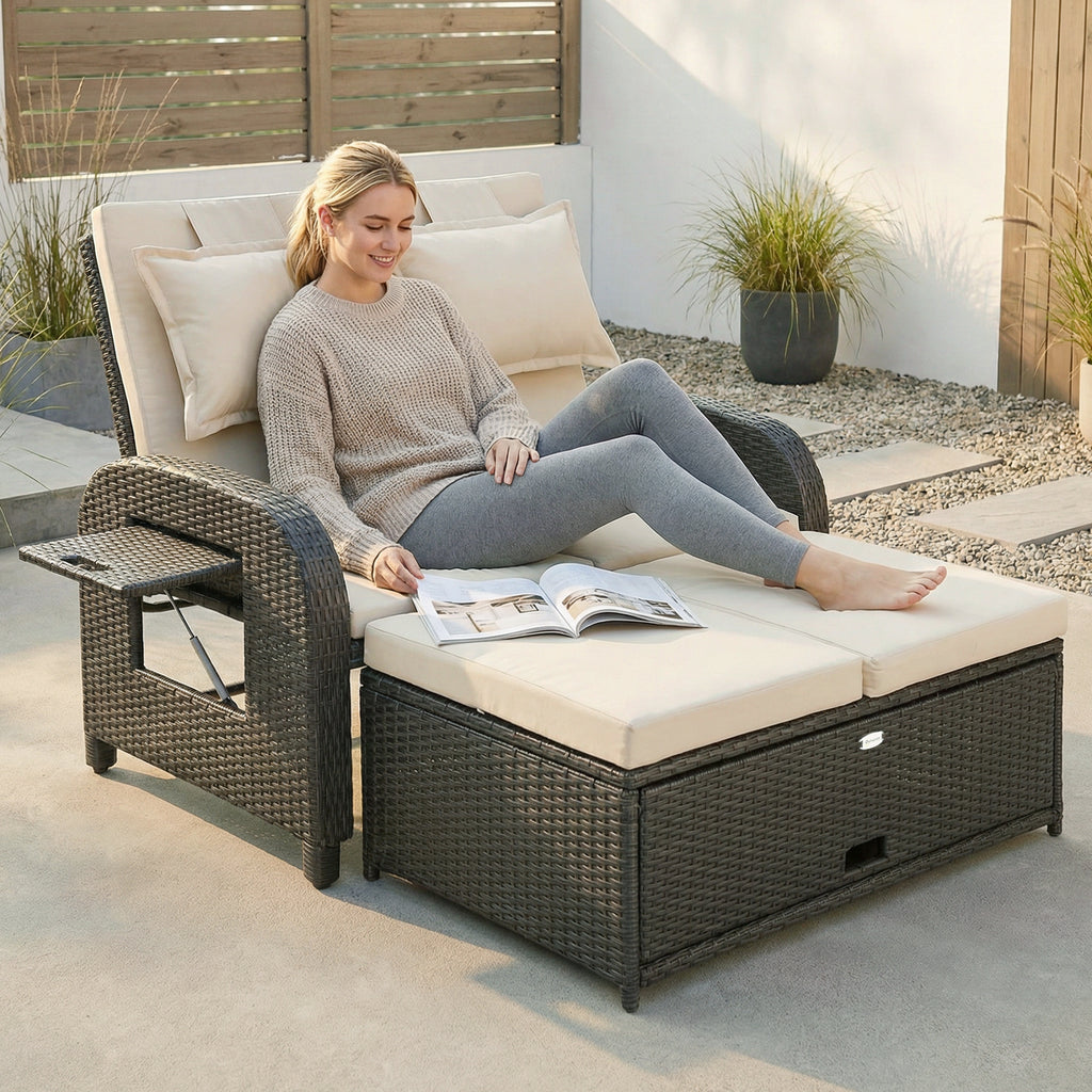 Patio Rattan Daybed