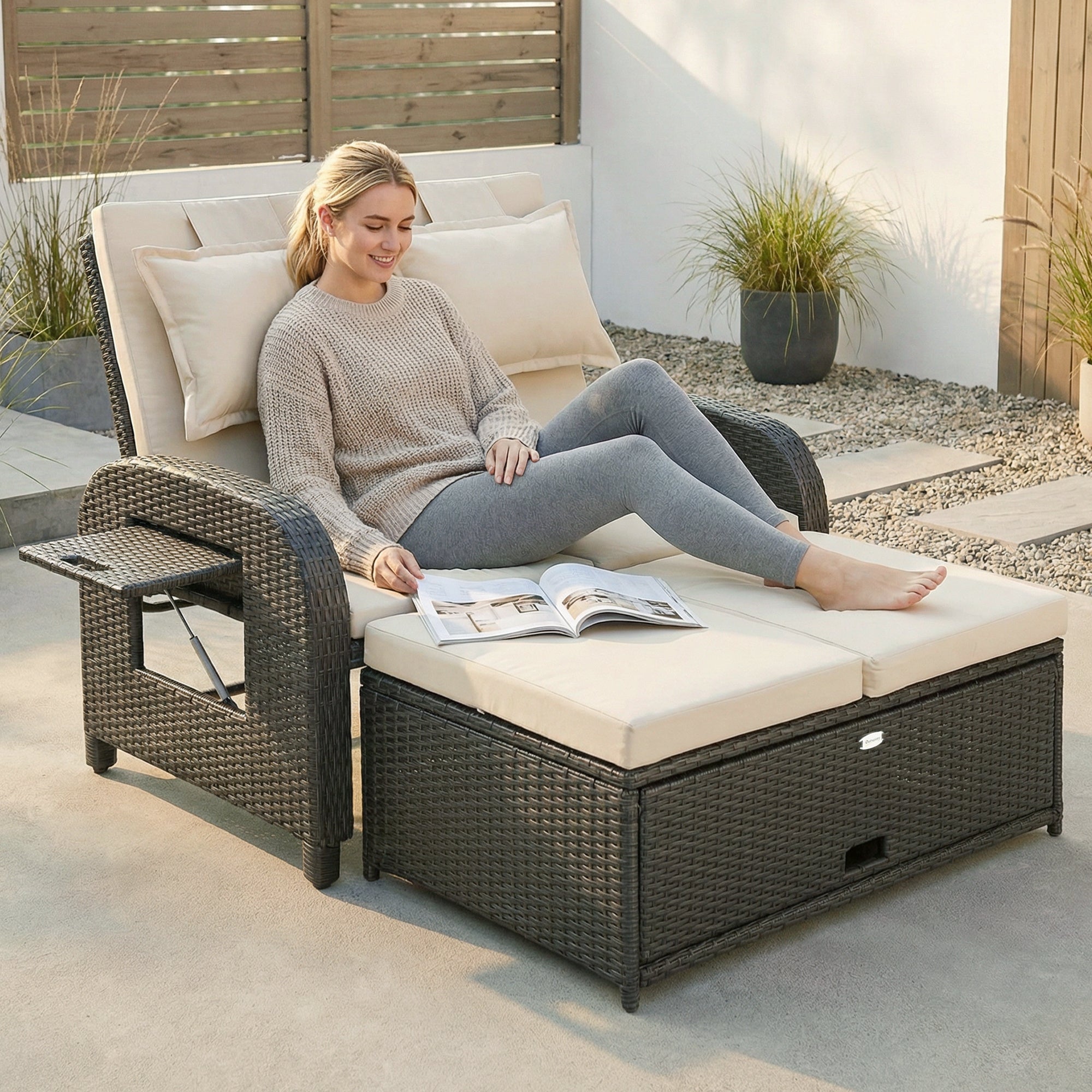 Patio Rattan Daybed