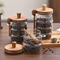 1 Pcs 18,5 Pots de café en verre OZ avec cuillères