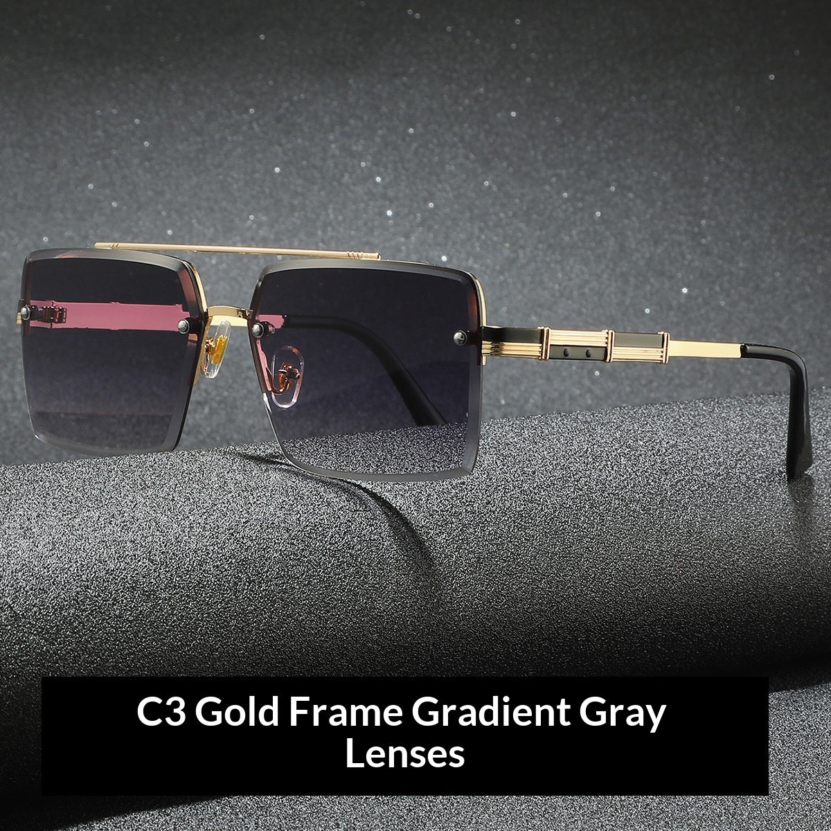 Lunettes de soleil polyvalentes pour hommes Vintage