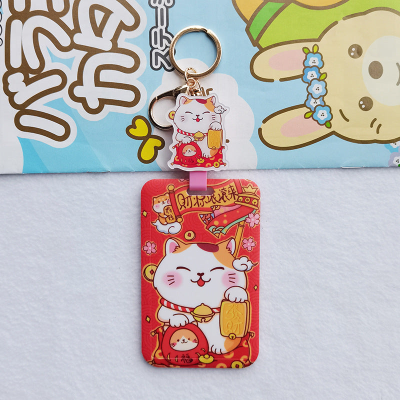 Lucky Cat Dix de milliers d'ensemble de certificats de bénédiction