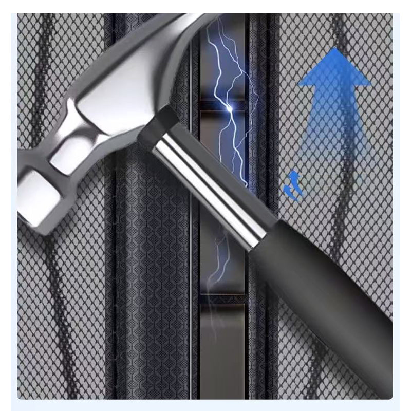 Un rideau de porte magnétique à l'épreuve des moustiques avec fin matériel de mesh vertical Cet effet