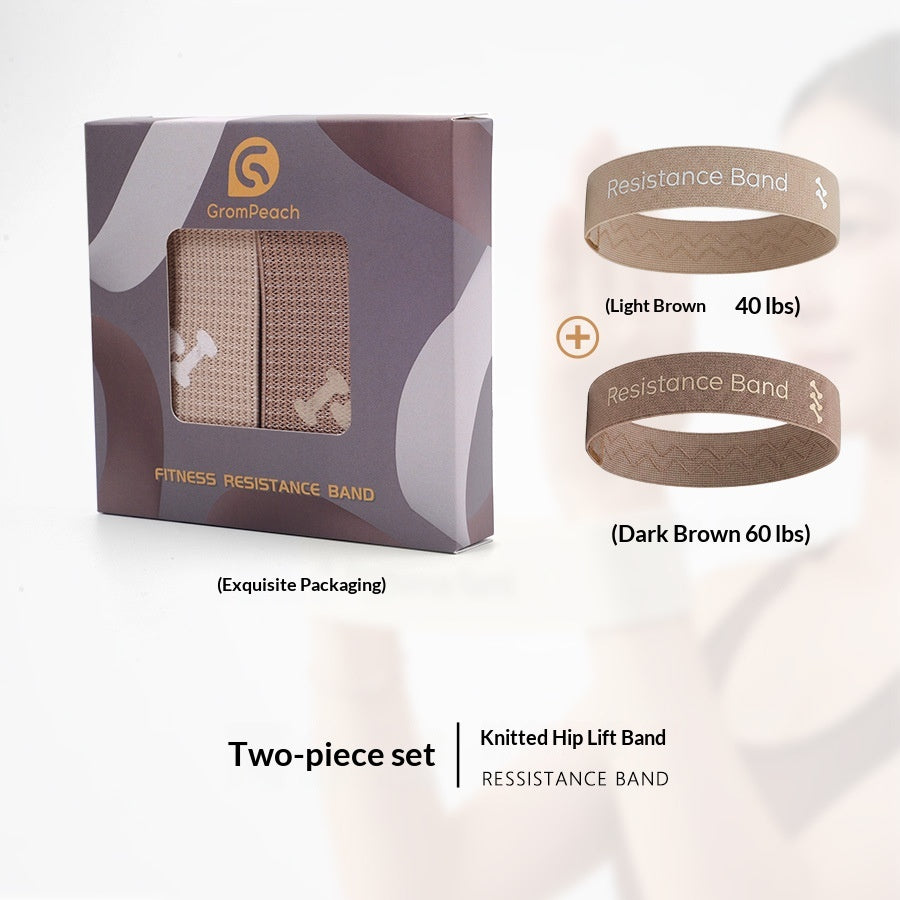 Bande de résistance à la boucle élastique pour femmes de yoga tricoté