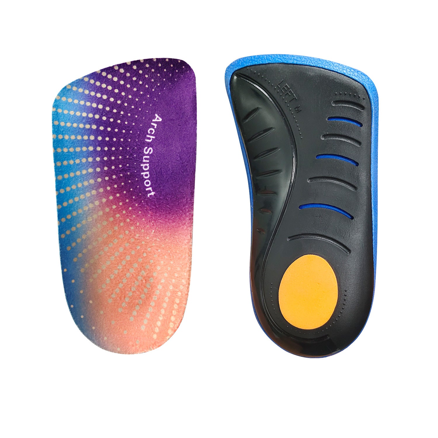 Pads de talon de demi-taille pour hommes et femmes