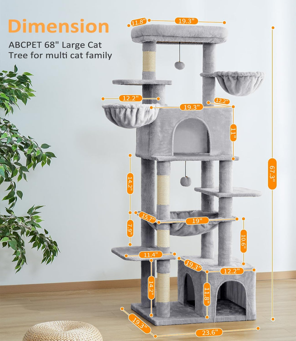 ABCPET Grand arbre de chat