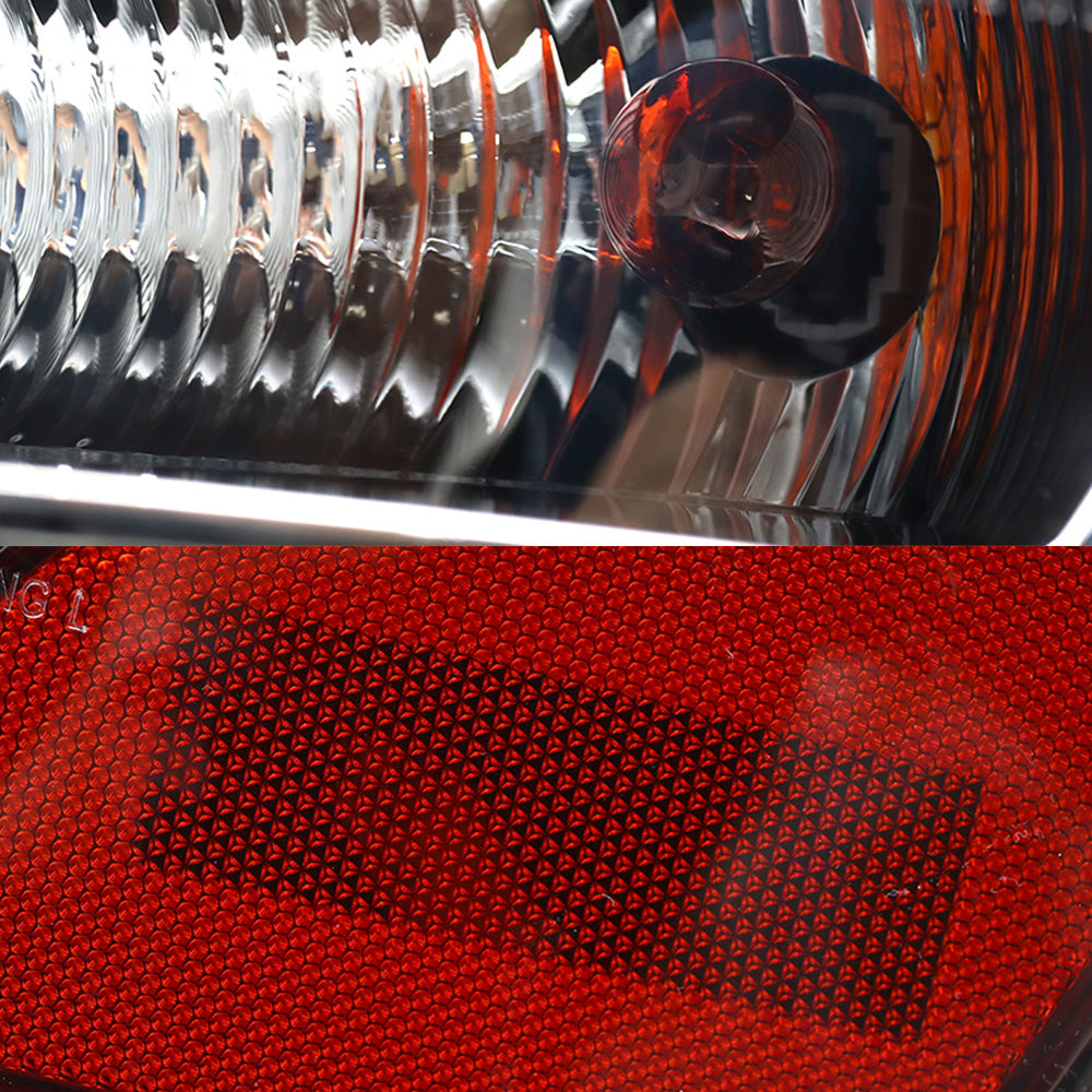 Pour Volvo VNL 2004-2017 Semi Truck Black Projector Halogen Headlight Driver gauche