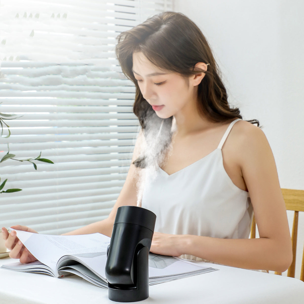 Shaking tête Humidificateur USB double utilisation Réglage gratuit