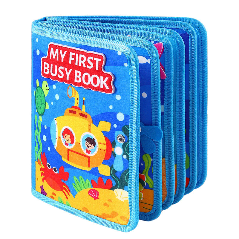 Marine-themed Felt Early Learning Board Educational Toy for Children