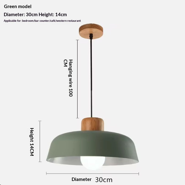 Nordic Restaurant Chandelier Macaron Bedside Lamp