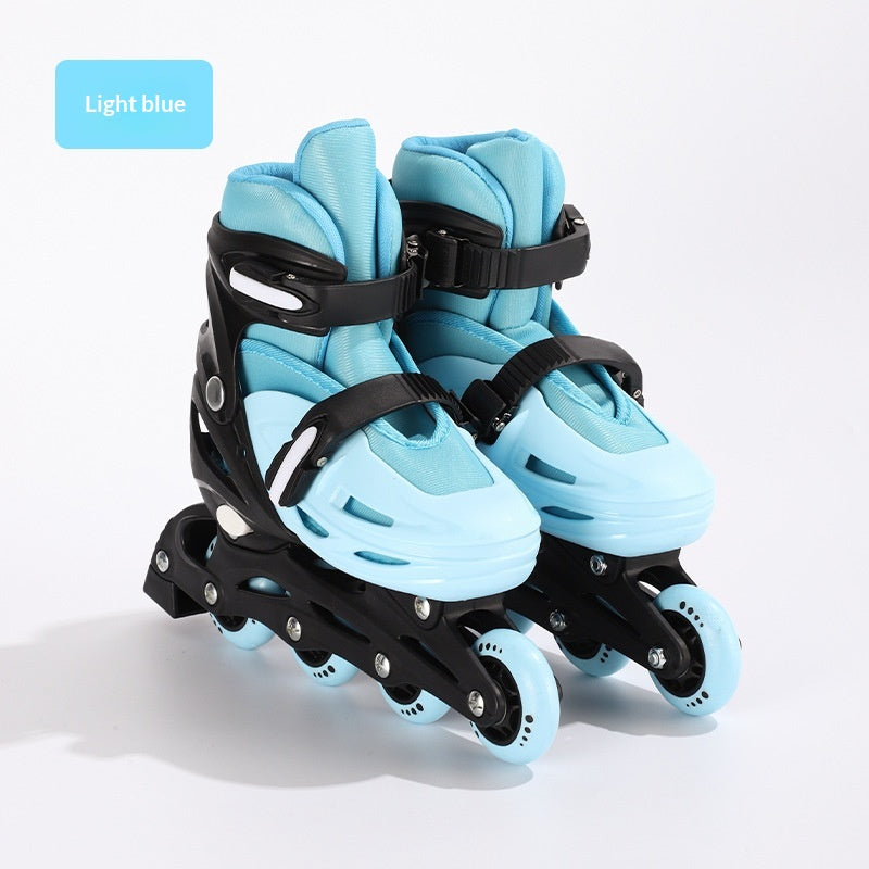 Ensemble complet de skate en ligne pour enfants avec des options de taille multi-réglables