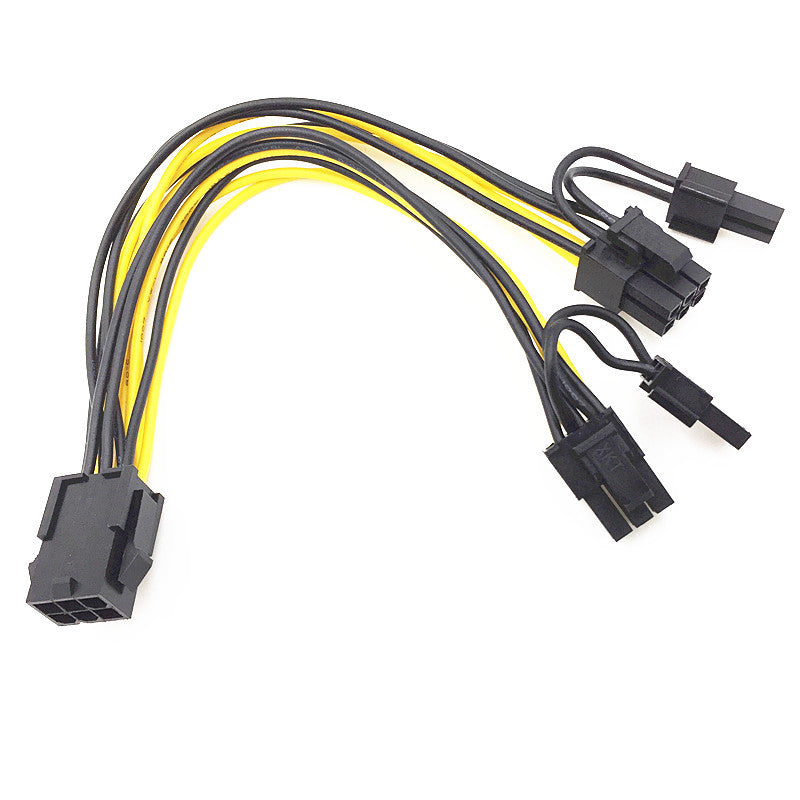 Ligne d'alimentation de carte graphique 6pin à double 8pin
