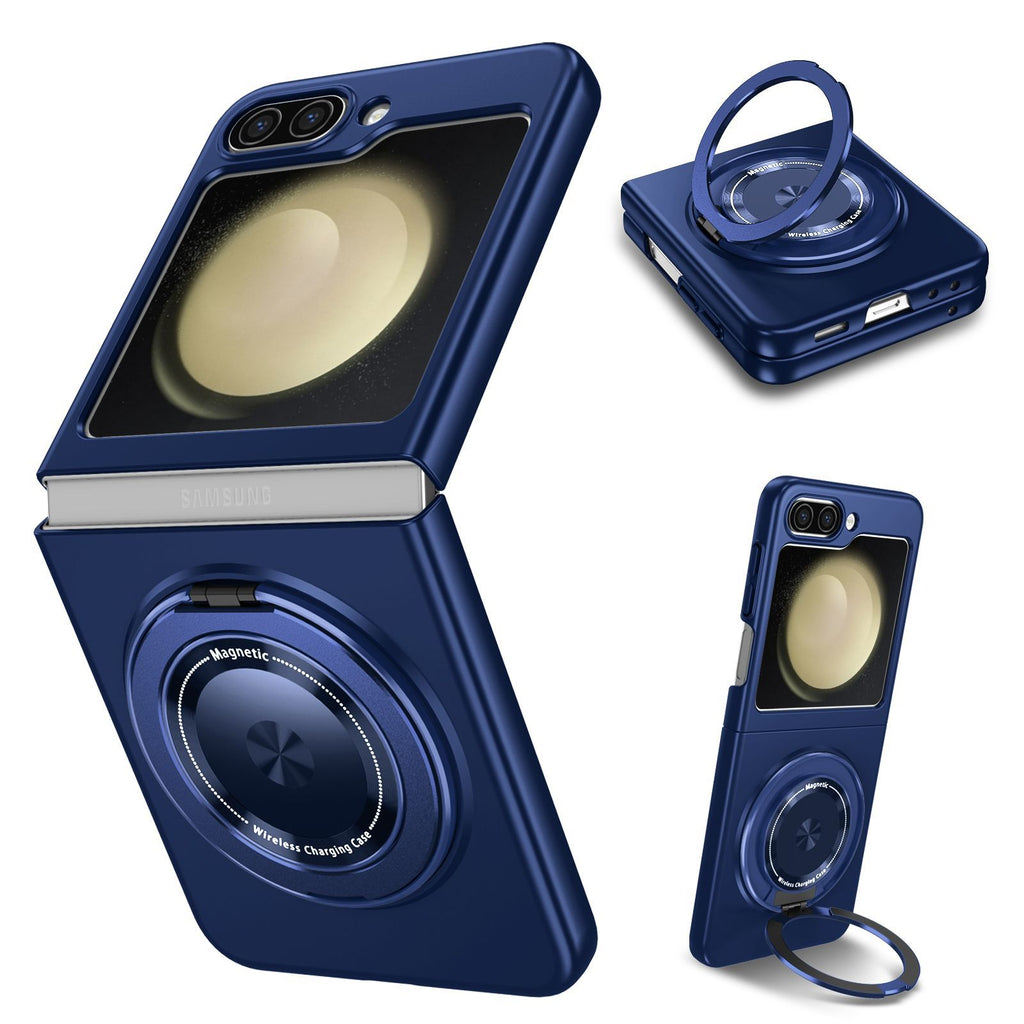 Applicable SAM Z Flip6 Degree Rotating pliant Bracket cas de téléphone à aspiration magnétique forte
