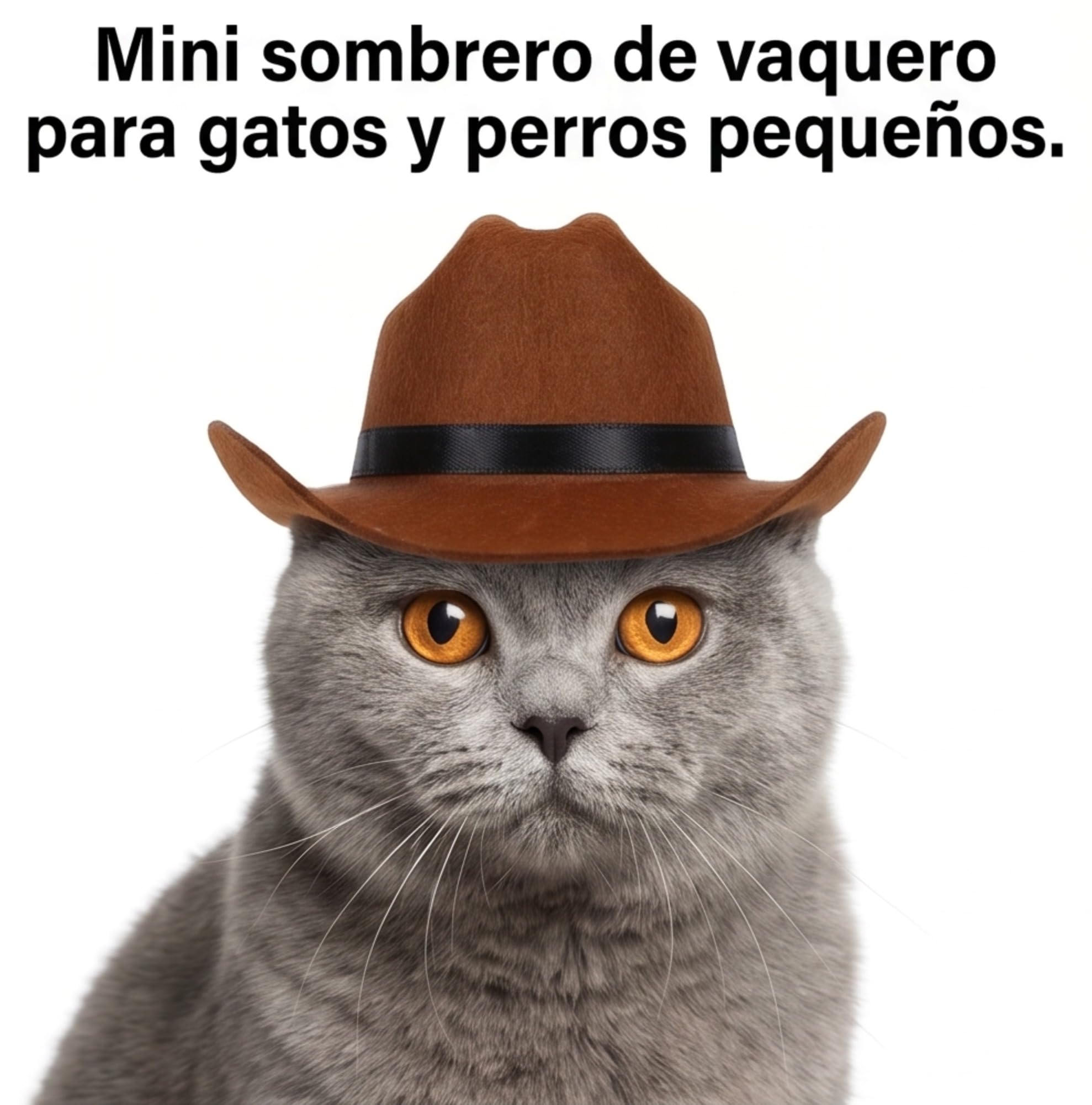 Petit chapeau de chien de cowboy pour chats chiens fête costume accessoires photo