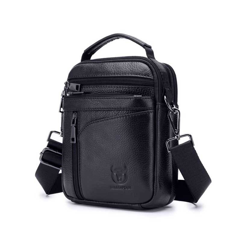 Sac de messager en cuir pour hommes