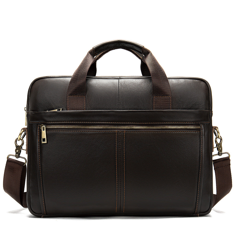 Personnalité mode Sac à main Cowhide de première couche pour hommes