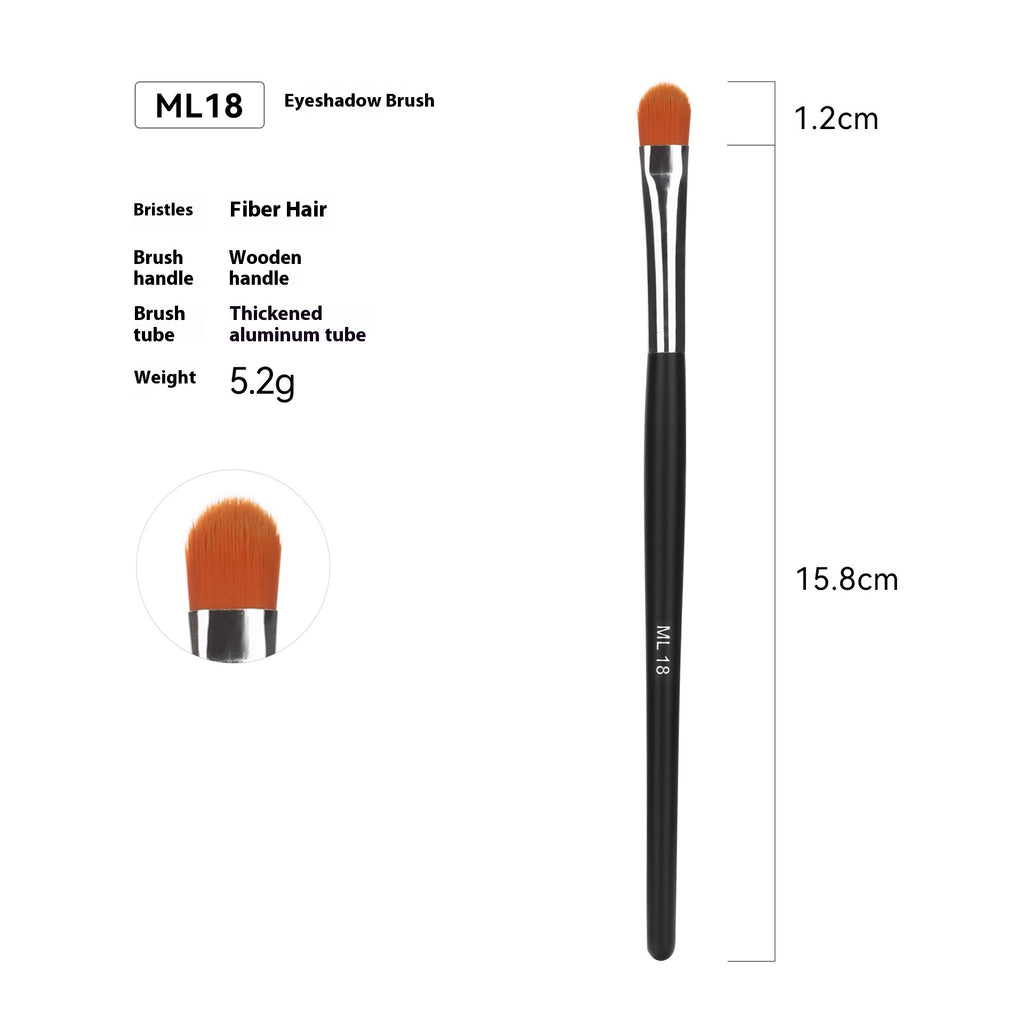 Vente Amazon Can Bulk 32 PCs Brush Suit Brush simple maquillage Sac en cuir avec poignée en bois
