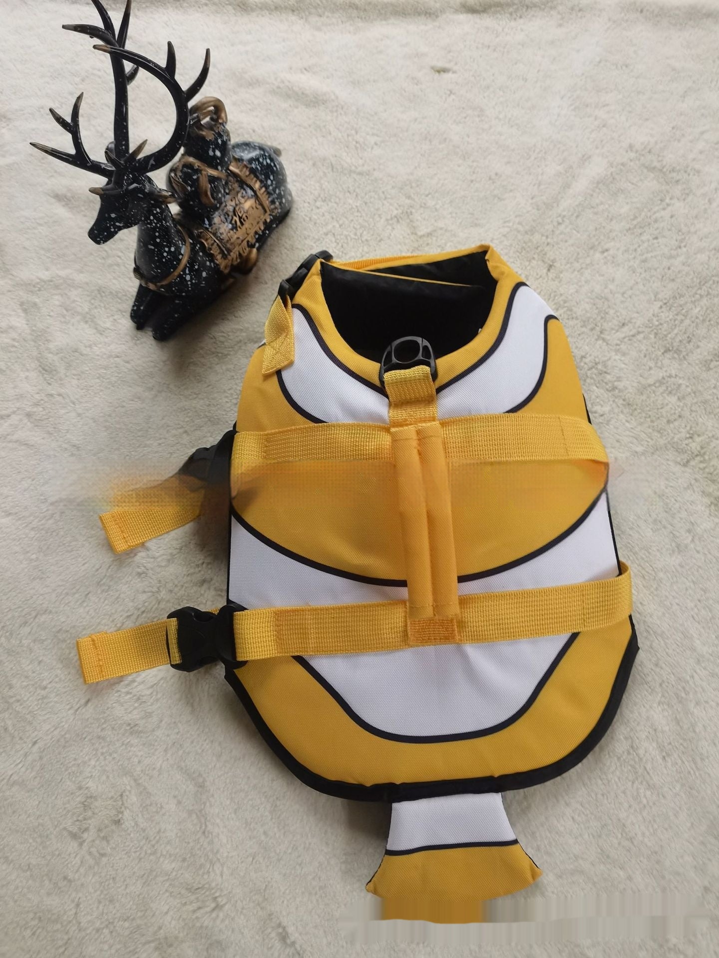 Veste de vie simple et polyvalente à rayures pour animaux de compagnie