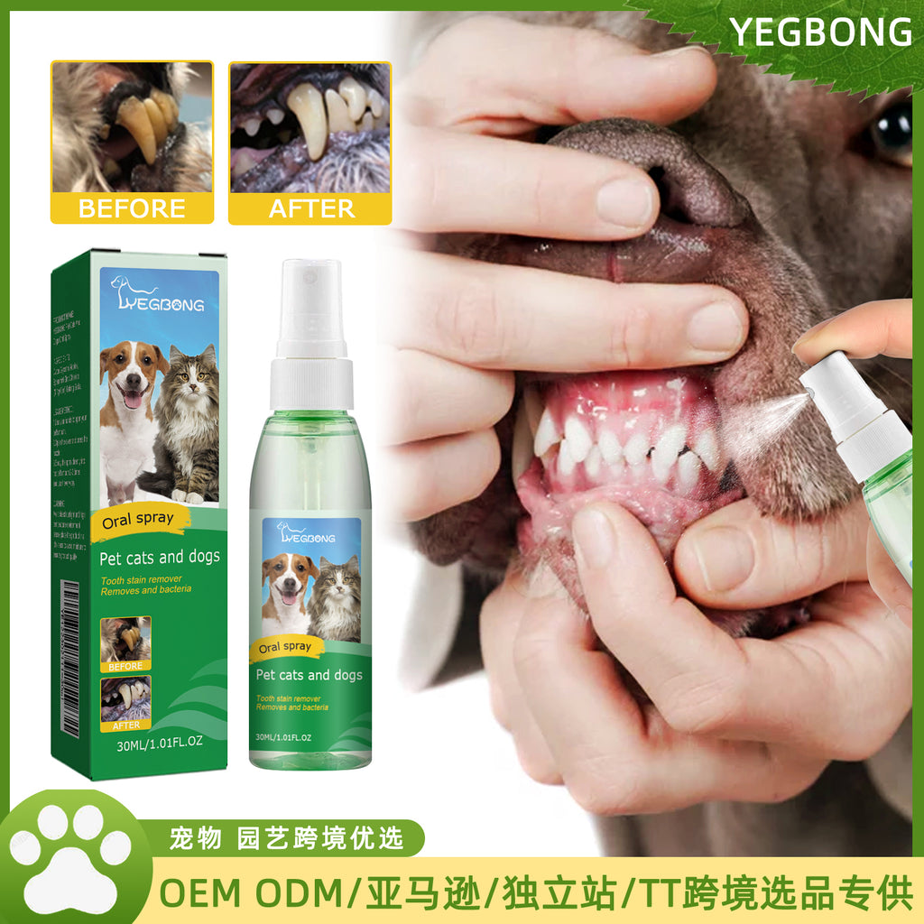 Vaporisateur de nettoyage des dents pour animaux de compagnie