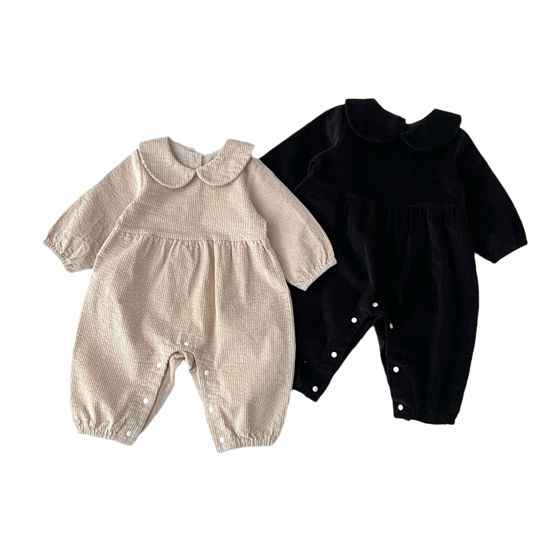 Romper Autumn polyvalent avec un col tournant et des manches longues