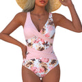 Maillot de bain imprimé à une pièce pour femmes plus taille sexy