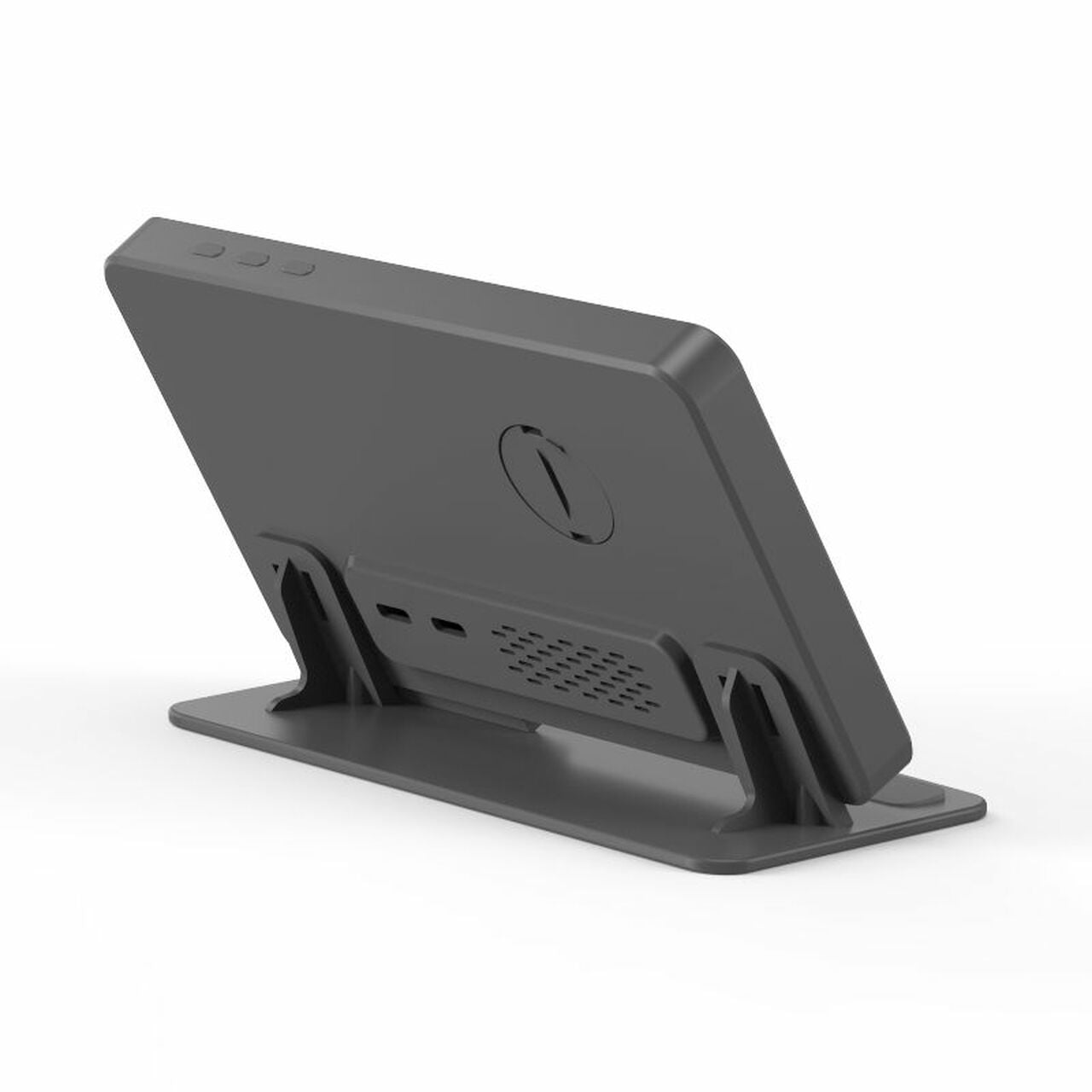 Alarme rechargeable sans fil à deux en un 15W Thermomètre