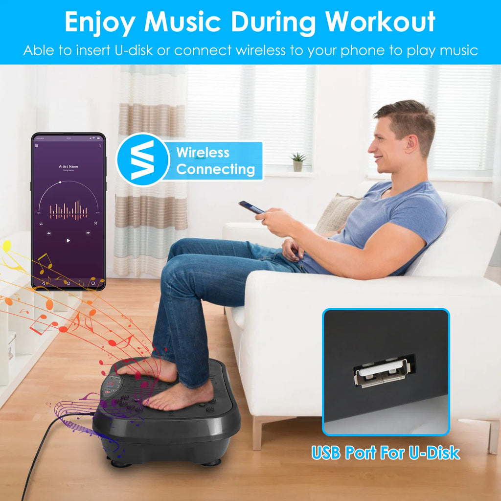 Machine d'exercice de vibration Plate-forme vibrante Corps entier Fitness Session E