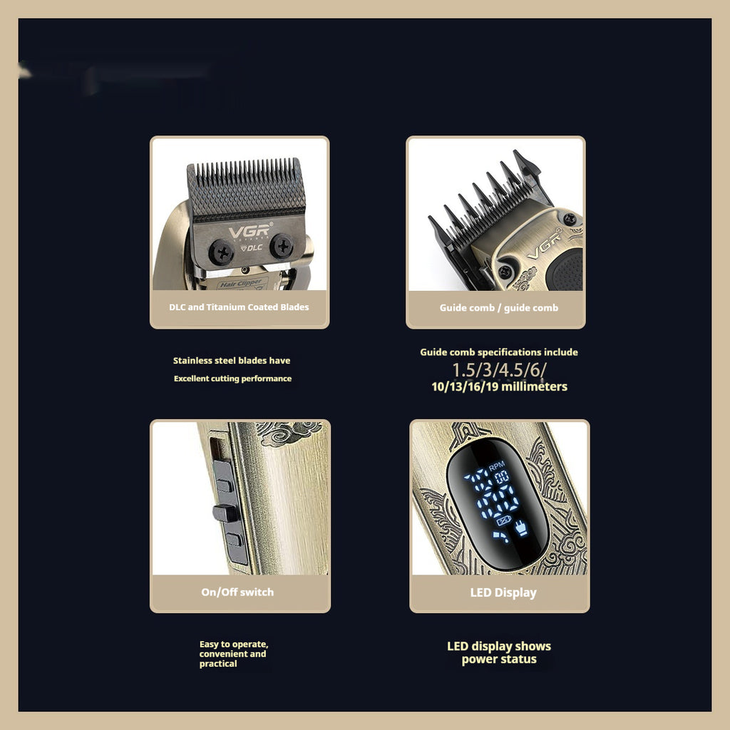 Clipper de cheveux électriques pour la coiffure