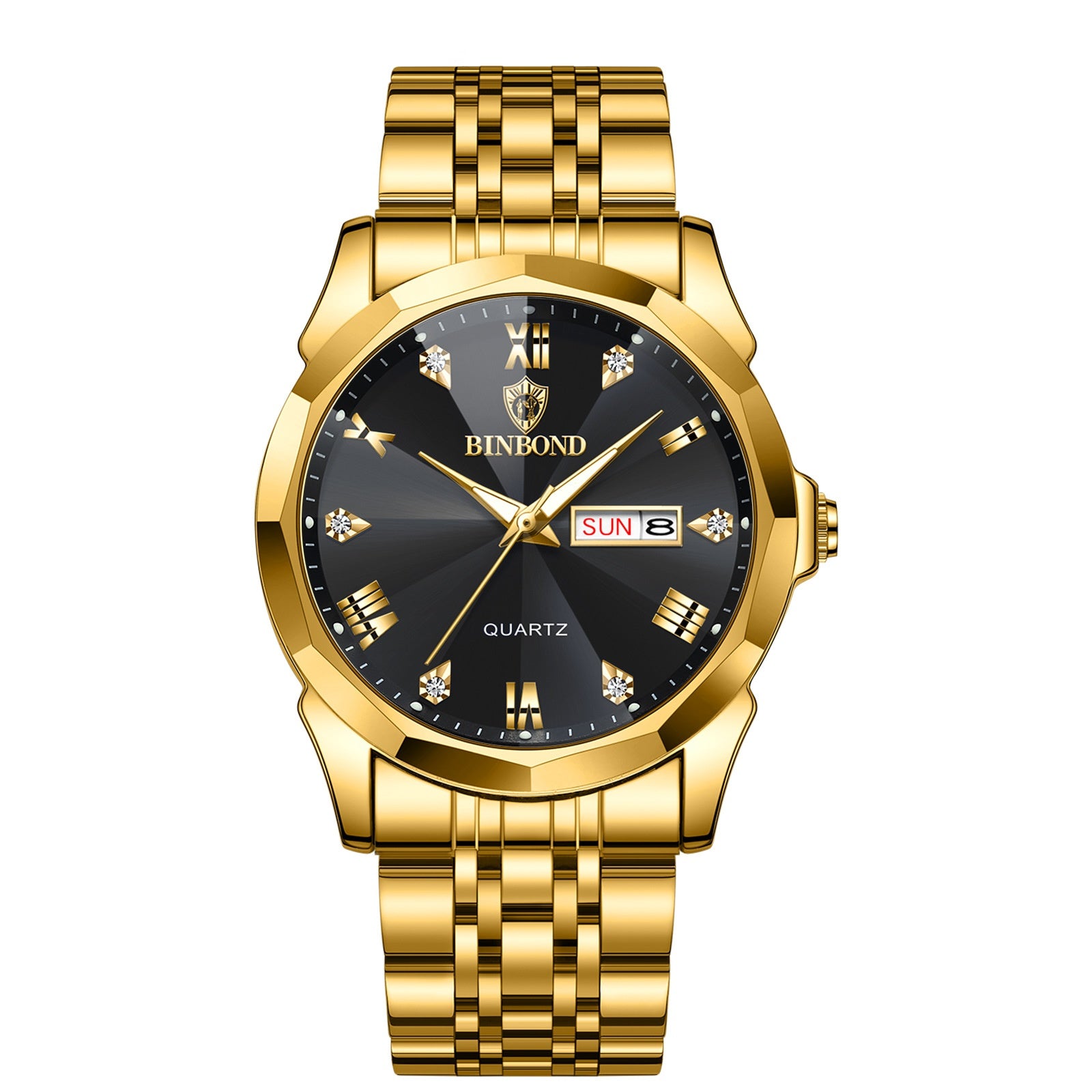 Style homme collège étudiant double calendrier électronique quartz montre étanche