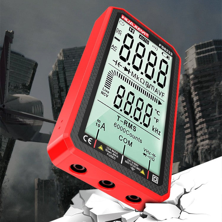 Multimètre intelligent grand écran entièrement automatique numérique haute précision