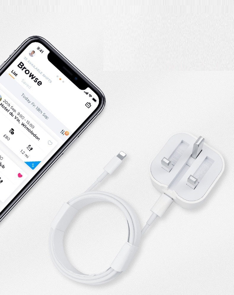 Adaptateur 20WPD britannique Chargeur de téléphone mobile