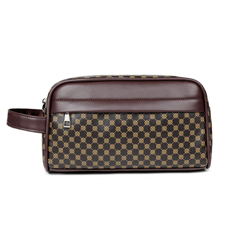 Sac à main imprimé de mode vintage pour hommes