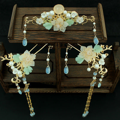 Tassel Ensemble complet de cheveux antiques Fermoir Style chinois Classique Simplicité Accessoires de cheveux
